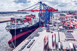 Hamburger Hafen Containerumschlag