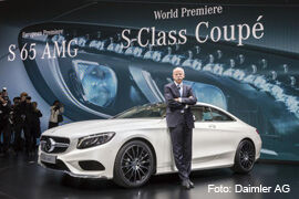 Daimler-Chef Zetsche bei der Präsentation der S-Klasse