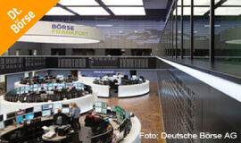Deutsche Börse Parkett in Frankfurt