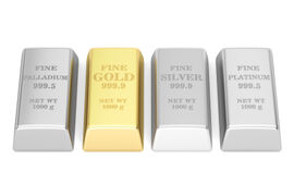 Gold, Silber, Platin und Palladium...