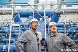 Uniper-Kraftwerk in Rotterdam